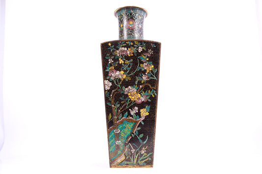 An Excellent Cloisonne 'Bird& Flower' Vases