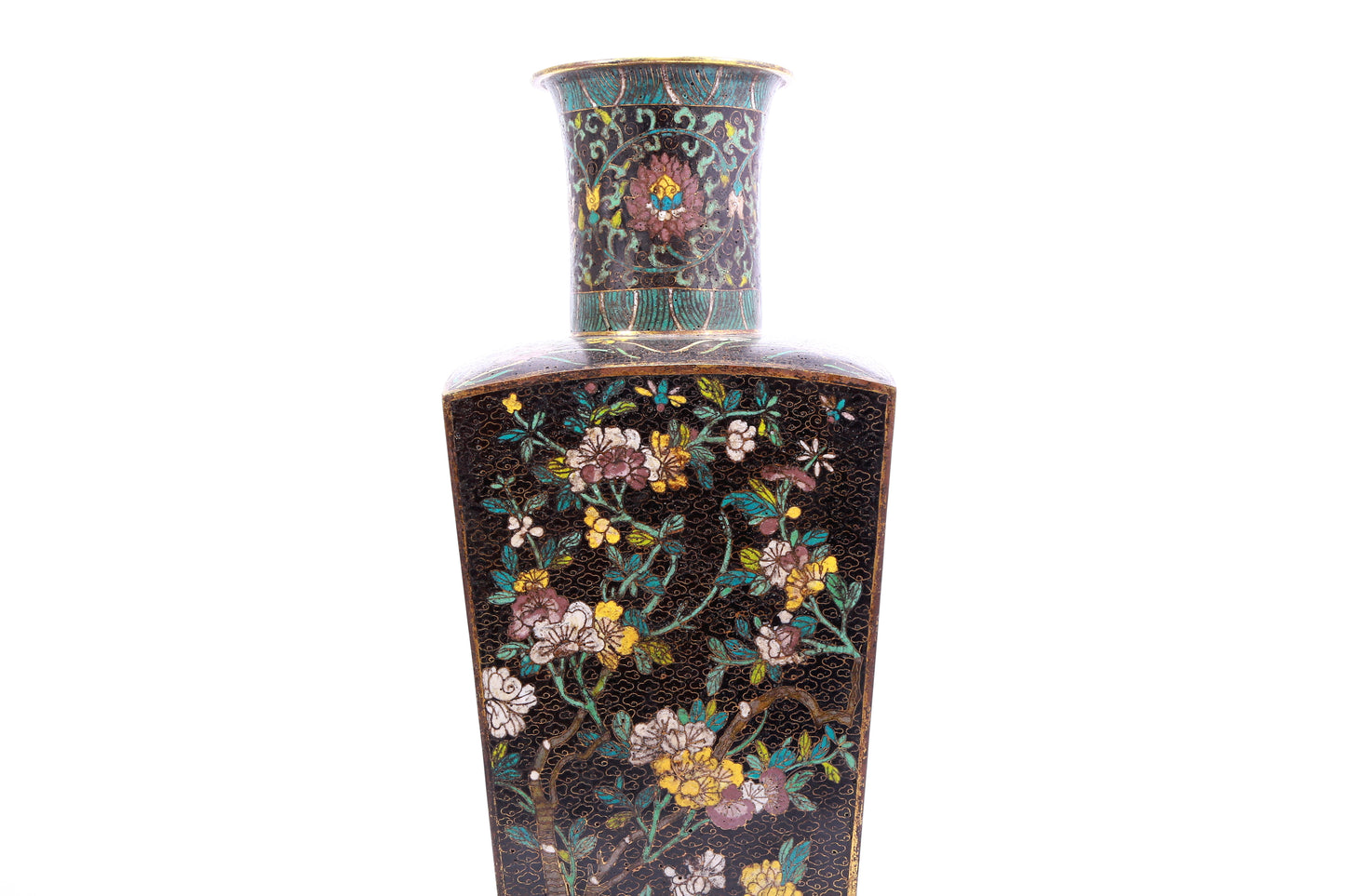 An Excellent Cloisonne 'Bird& Flower' Vases