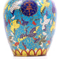 A Gorgeous Cloisonne 'Crane& Auspicious Cloud' Jar And Cover