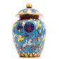 A Gorgeous Cloisonne 'Crane& Auspicious Cloud' Jar And Cover