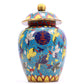 A Gorgeous Cloisonne 'Crane& Auspicious Cloud' Jar And Cover