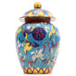 A Gorgeous Cloisonne 'Crane& Auspicious Cloud' Jar And Cover