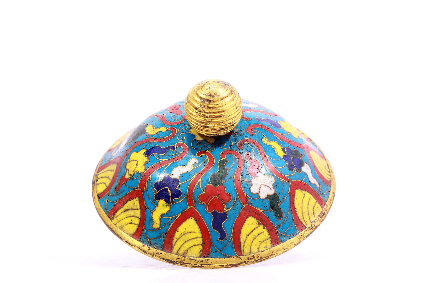 A Gorgeous Cloisonne 'Crane& Auspicious Cloud' Jar And Cover