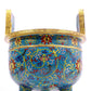 A Superb Cloisonne 'Scrolling Lotus' Tripod Censer