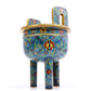 A Superb Cloisonne 'Scrolling Lotus' Tripod Censer