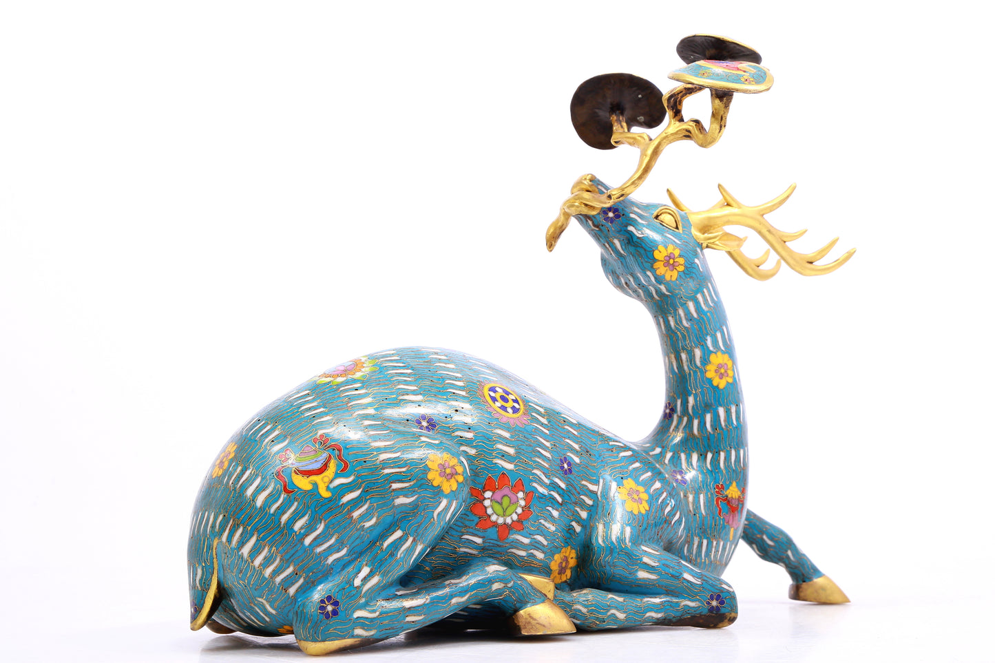 An Exquisite Cloisonne 'Deer' Decoration