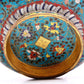 A Gorgeous Cloisonne 'Scrolling Lotus& Weapons Of The Eight Immortals' Bowl