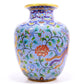 A Wonderful Cloisonne 'Scrolling Lotus, Dragon, Phoenix' Vase