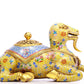 A Fabulous Cloisonne Ram-Form Censer