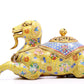 A Fabulous Cloisonne Ram-Form Censer