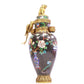 Brilliant Cloisonne 'Bird& Flower' Vase