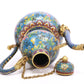 A Wonderful Cloisonne 'Flower& Bat' Gourd-Form Ewer