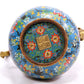 A Wonderful Cloisonne 'Flower& Bat' Gourd-Form Ewer