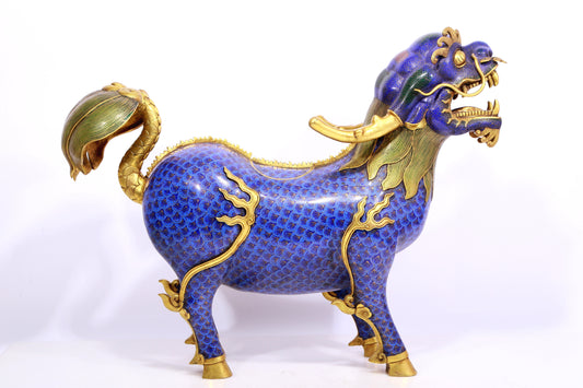 A Precious Cloisonne Lion