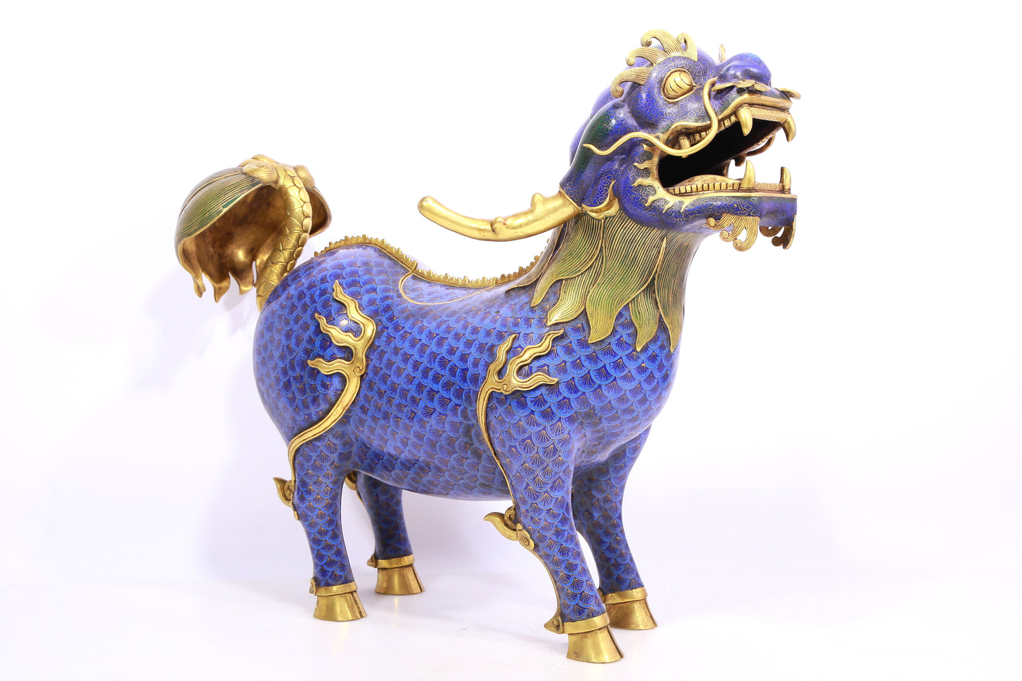 A Precious Cloisonne Lion