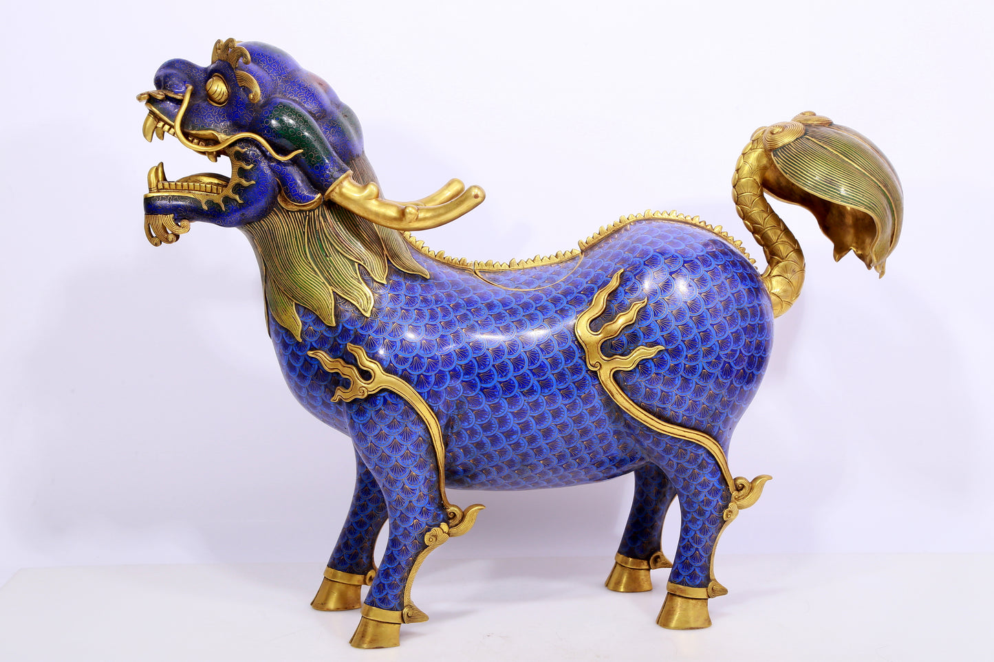 A Precious Cloisonne Lion