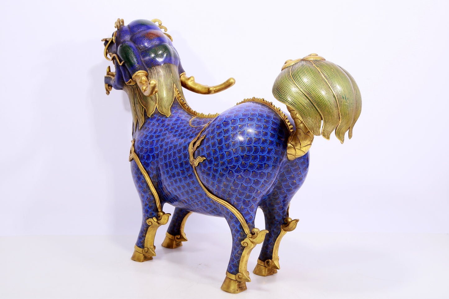 A Precious Cloisonne Lion