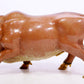 A cloisonné cow ornament