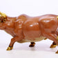 A cloisonné cow ornament