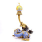 A Gorgeous Cloisonne Dragon-Form 'Auspicious Cloud' Censer