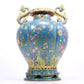 cloisonné flower and bird pattern amphora