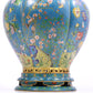 cloisonné flower and bird pattern amphora