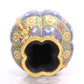 A Gorgeous Cloisonne 'Scrolling Lotus' Ruyi-Handled Vase