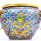 A Fabulous Cloisonne 'Ocean& Dragon' Lion-Handled Jug