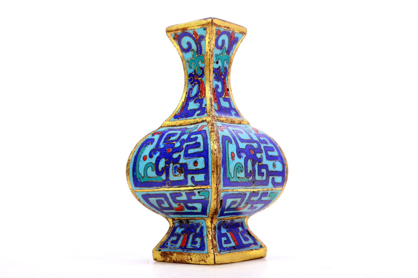 A Wonderful Pair Of Cloisonne 'Dragon' Vases