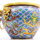 A Fabulous Cloisonne 'Ocean& Dragon' Lion-Handled Jug