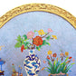 A Marvelous Circular Cloisonne 'Ancient Chinese Stationery' Table Screen