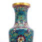 A cloisonné vase with lotus pattern