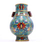 An Exquisite Cloisonne 'Scrolling Lotus' Vase