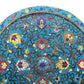 A Gorgeous Circular Cloisonne 'Scrolling Lotus' Mirror