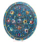 A Gorgeous Circular Cloisonne 'Scrolling Lotus' Mirror