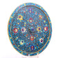 A Gorgeous Circular Cloisonne 'Scrolling Lotus' Mirror