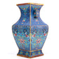 A Wonderful Cloisonne 'Scrolling Lotus& Bat' Vase