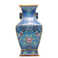 A Wonderful Cloisonne 'Scrolling Lotus& Bat' Vase