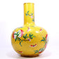 A cloisonné peach pattern bottle