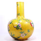 A cloisonné peach pattern bottle