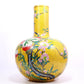 A cloisonné peach pattern bottle