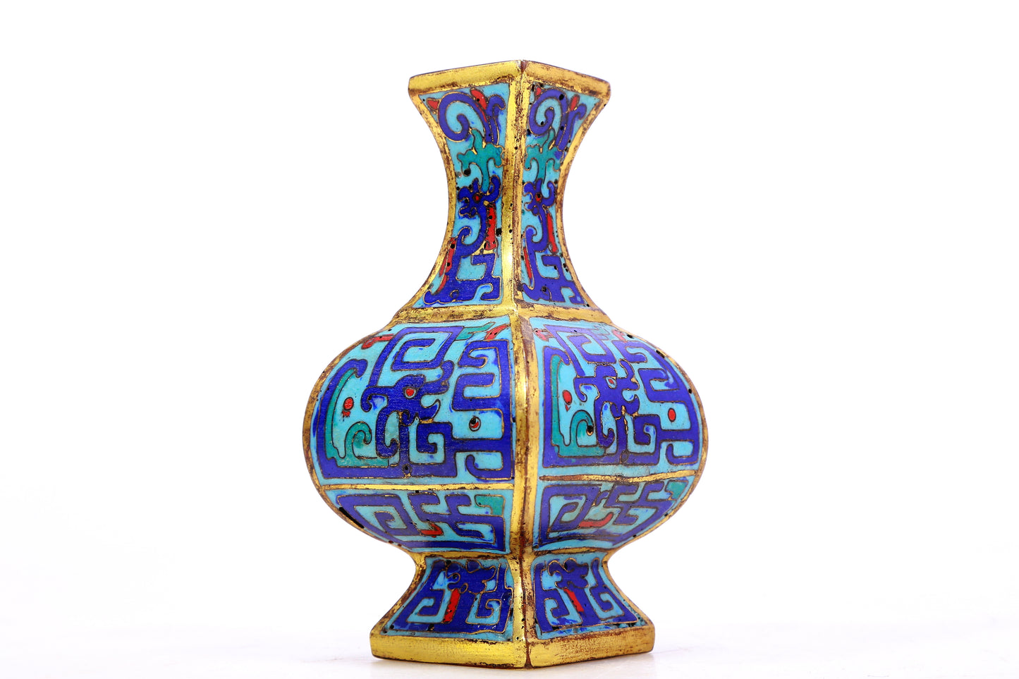 A Wonderful Pair Of Cloisonne 'Dragon' Vases