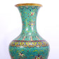 A cloisonné vase with lotus pattern