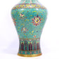 A cloisonné vase with lotus pattern