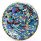 cloisonné 'dragon and phoenix' plate