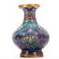 A Wonderful Pair Of Cloisonne 'Scrolling Lotus' Vases