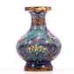 A Wonderful Pair Of Cloisonne 'Scrolling Lotus' Vases