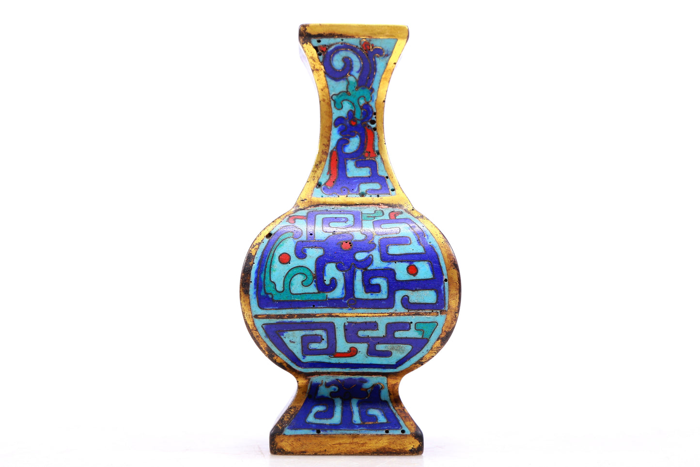 A Wonderful Pair Of Cloisonne 'Dragon' Vases