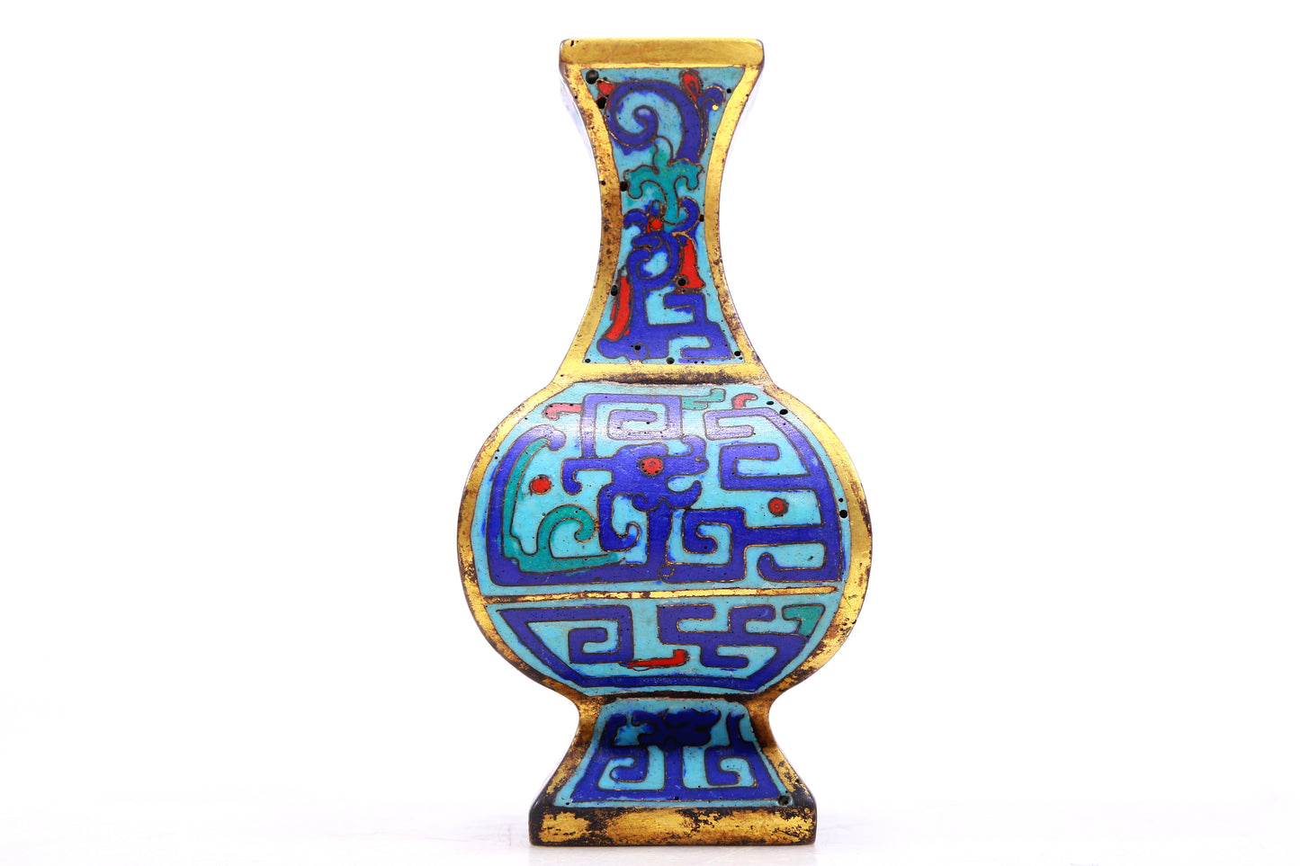 A Wonderful Pair Of Cloisonne 'Dragon' Vases