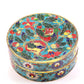 A cloisonné pomegranate pattern box